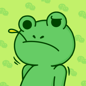网红青蛙头像 微信图片